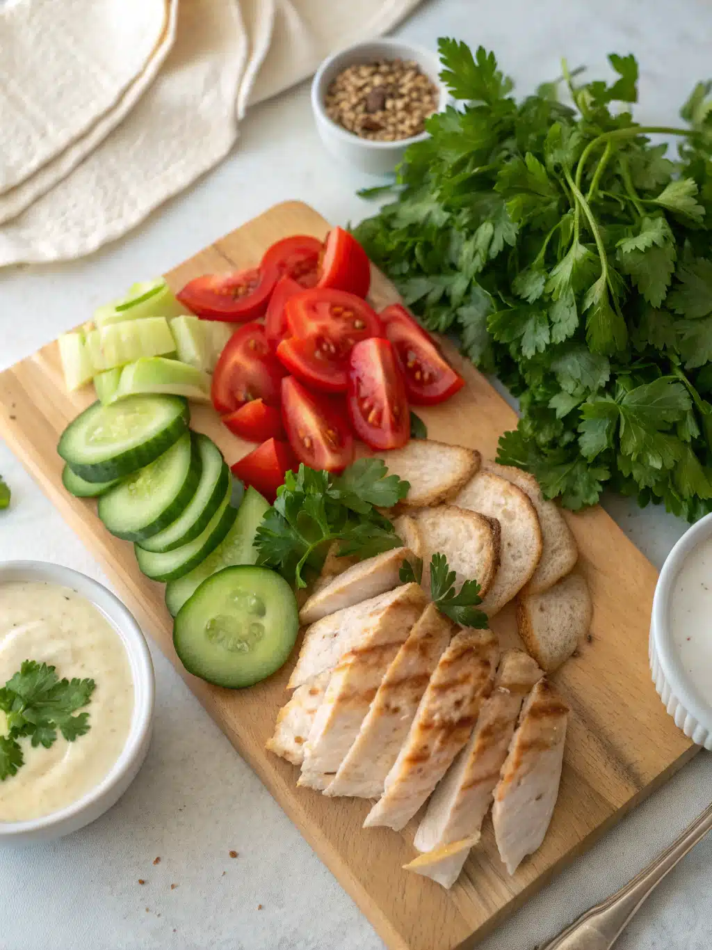 Juicy Chicken Shawarma with Garlic Sauce Recipe Made Easy 2 Juicy Chicken Shawarma with Garlic Sauce Recipe Made Easy