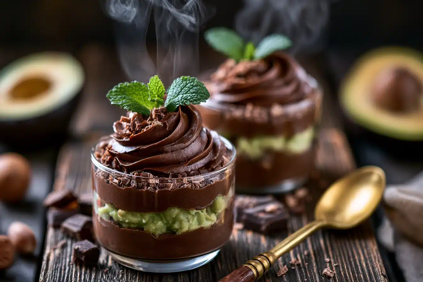Chocolate Avocado Mousse 2 Chocolate Avocado Mousse