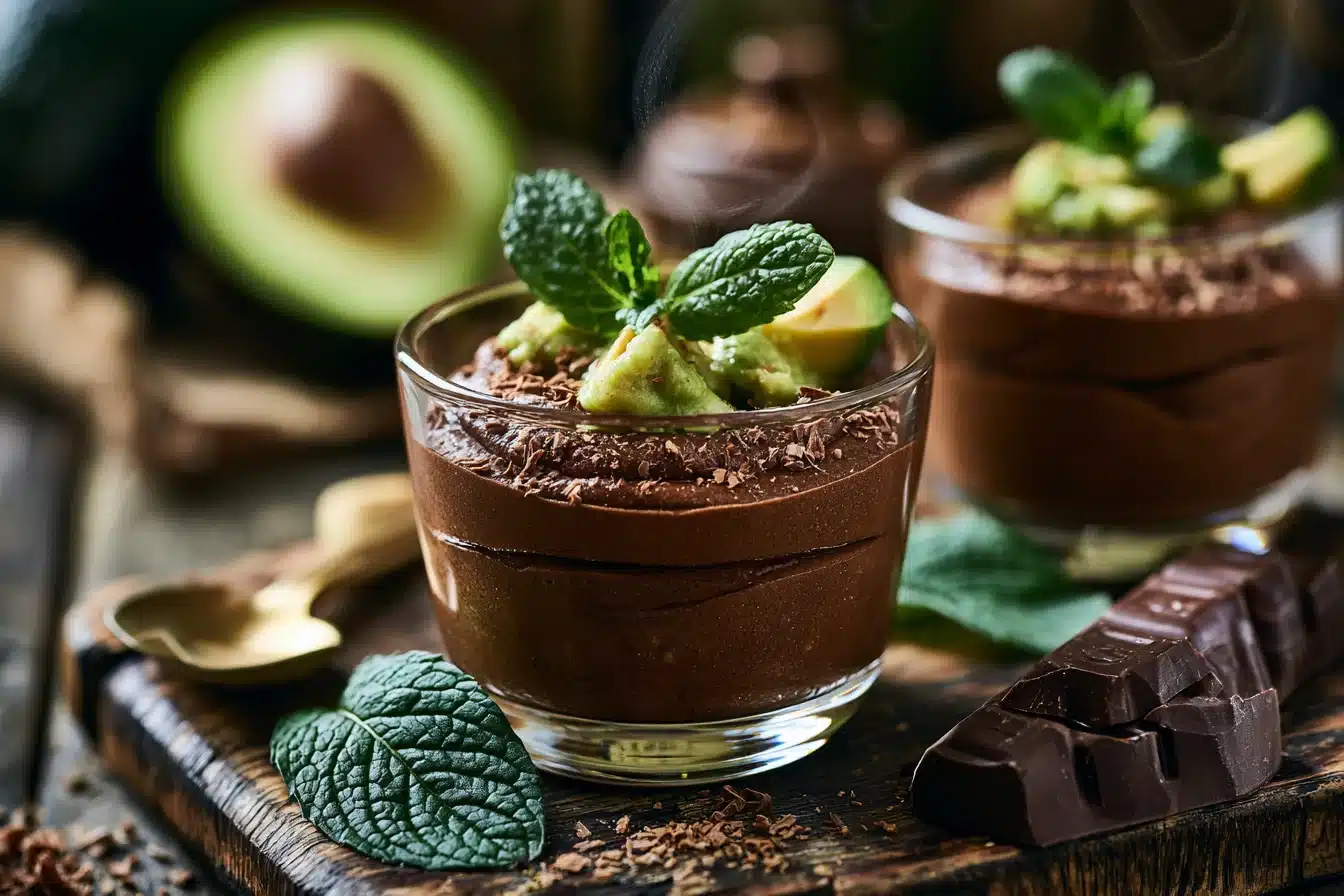 Chocolate Avocado Mousse 3 Chocolate Avocado Mousse