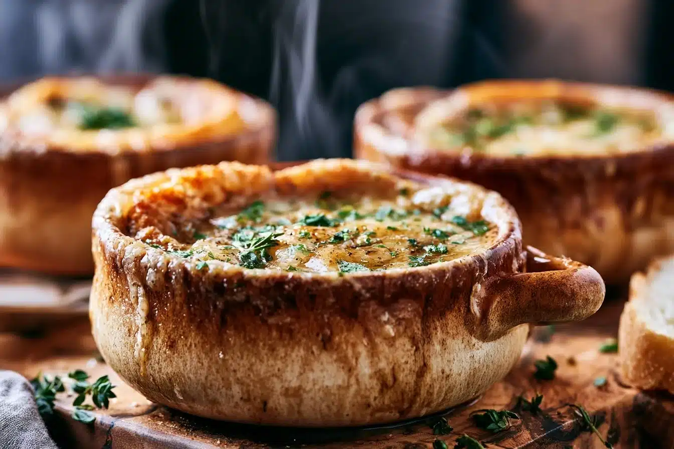 Classic French Onion Soup 2026 2 Classic French Onion Soup 2026 - Golden caramelized onions in a rich broth with gratinated cheese on top