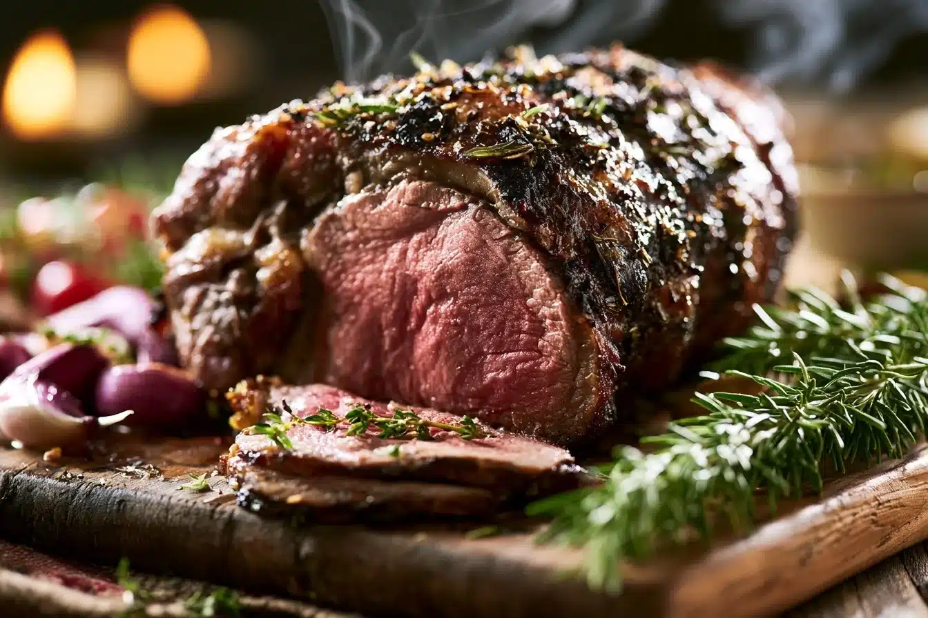 Slow-Roasted Boneless Leg of Lamb with Herbs 2 Slow-Roasted Boneless Leg of Lamb with Herbs