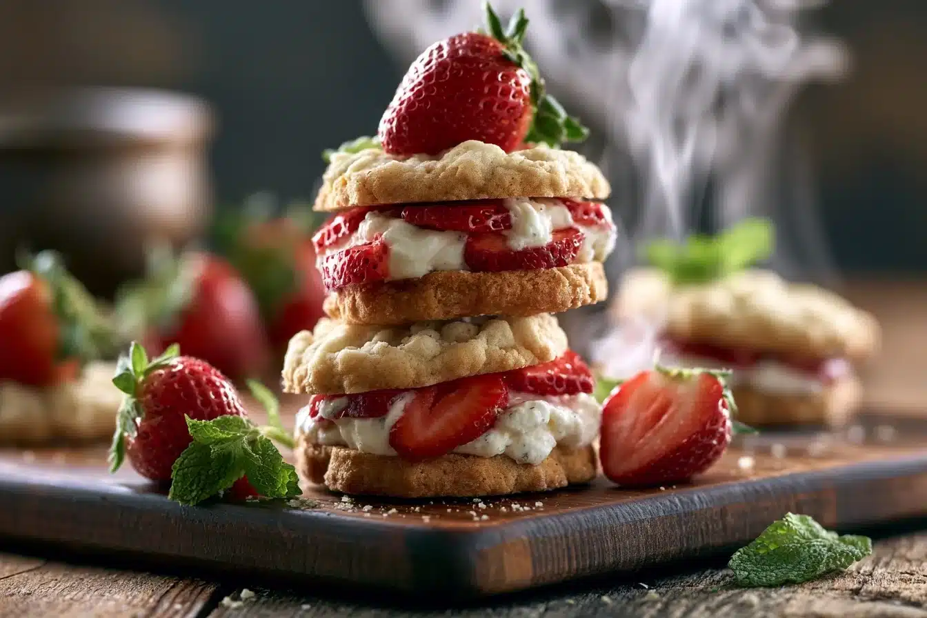 Strawberry Shortcake Cookies 3 Mixing Strawberry Shortcake Cookie Dough