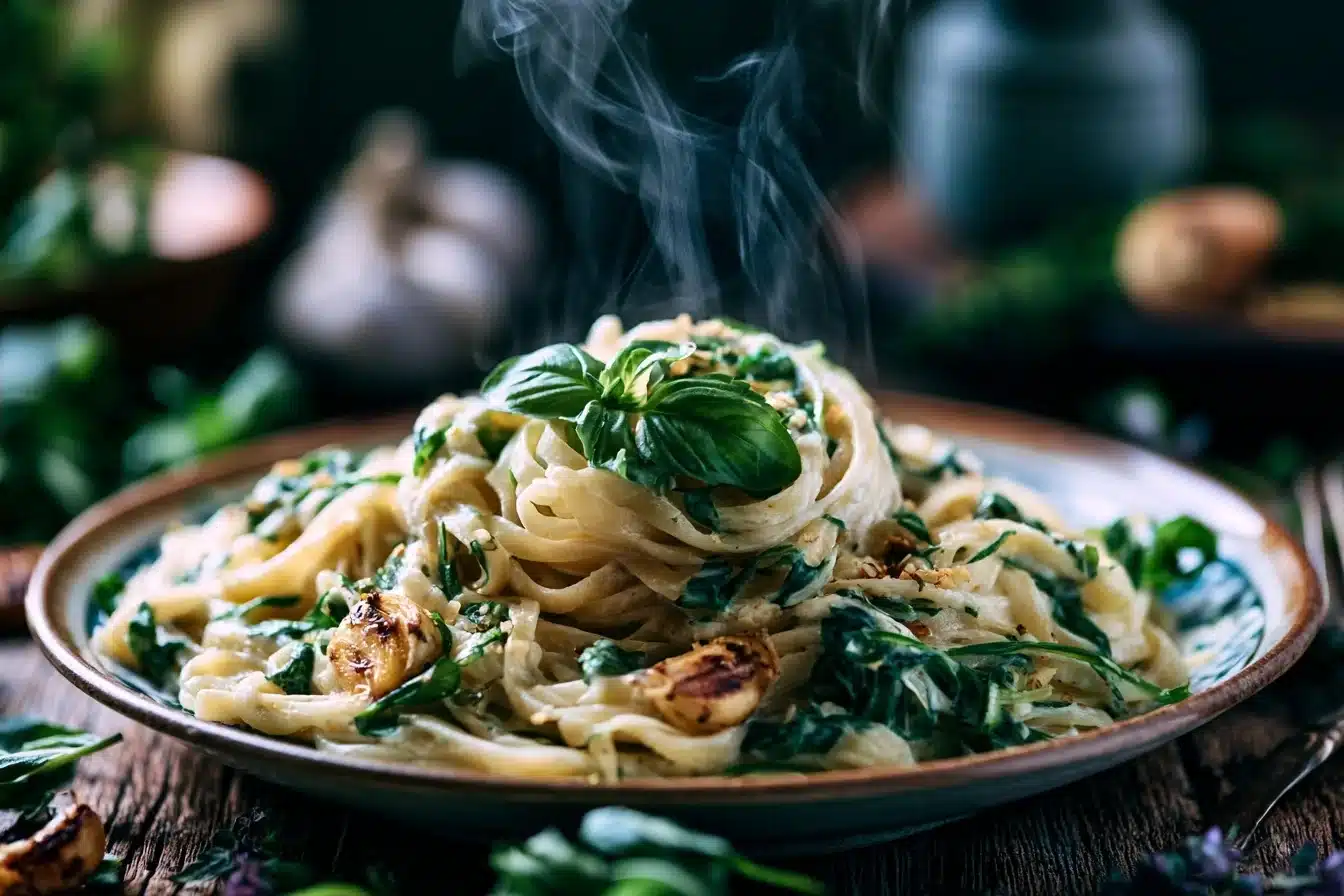 Insanely Good One-Pot Creamy Garlic Pasta in 15 Minutes 2 Insanely Good One-Pot Creamy Garlic Pasta in 15 Minutes