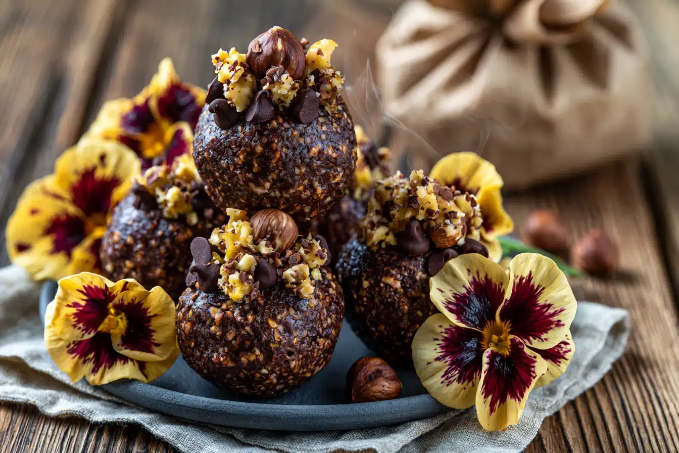 Chocolate Hazelnut Banana Energy Bites 2 Chocolate Hazelnut Banana Energy Bites