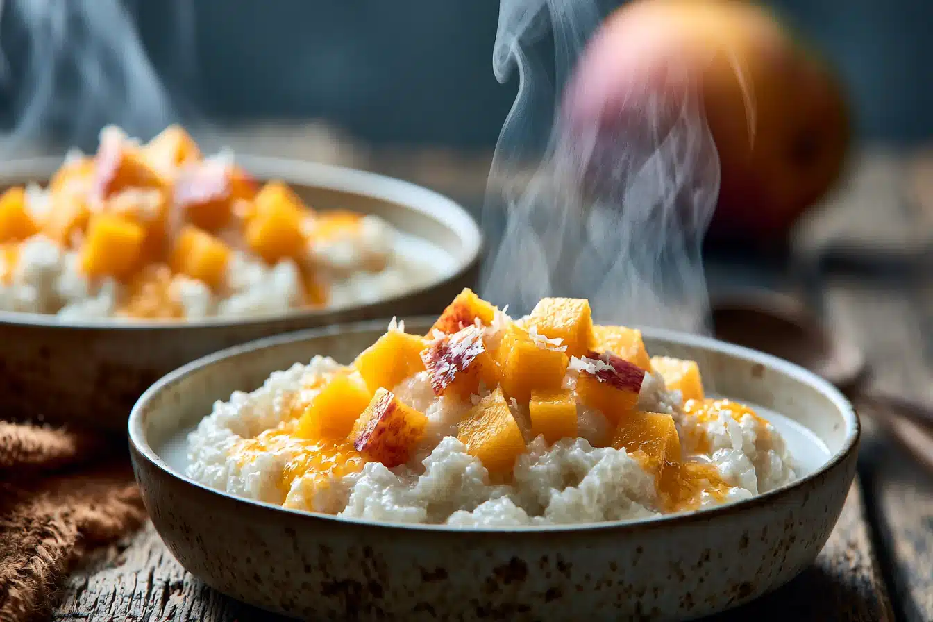 Creamy Coconut Mango Rice Pudding 3 Creamy Coconut Mango Rice Pudding