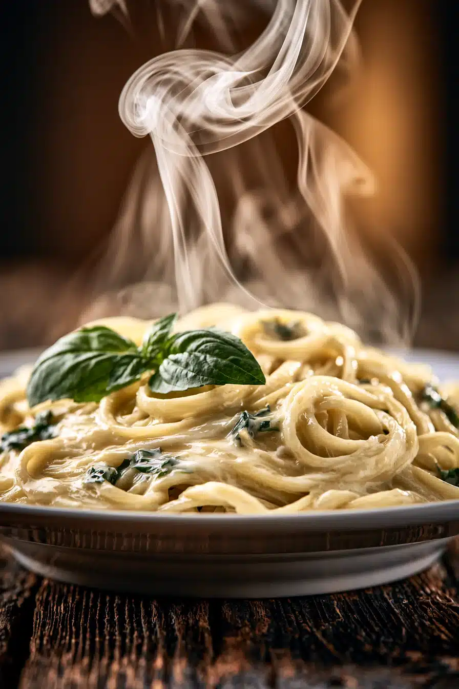 Creamy Lemon Basil Pasta 3 Cooking pasta for Creamy Lemon Basil Pasta