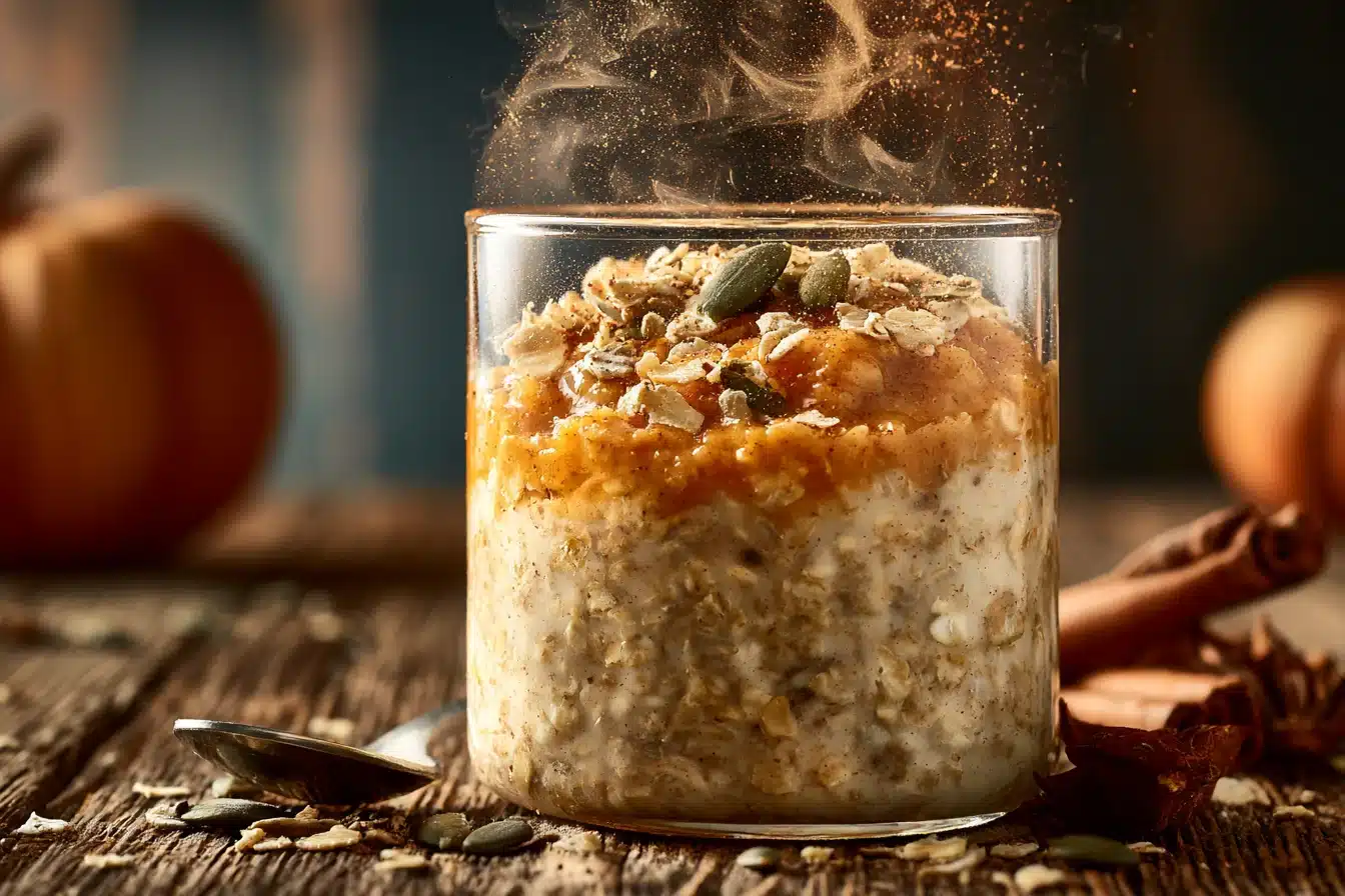 Pumpkin Spice Overnight Oats 2 Pumpkin Spice Overnight Oats