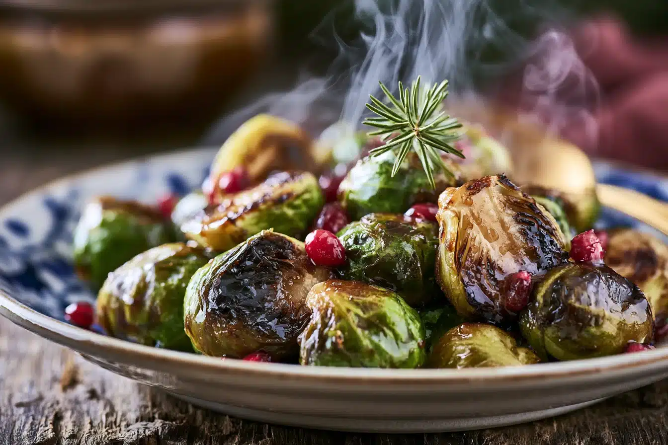 Spicy Sriracha Honey Brussels Sprouts 2 Spicy Sriracha Honey Brussels Sprouts