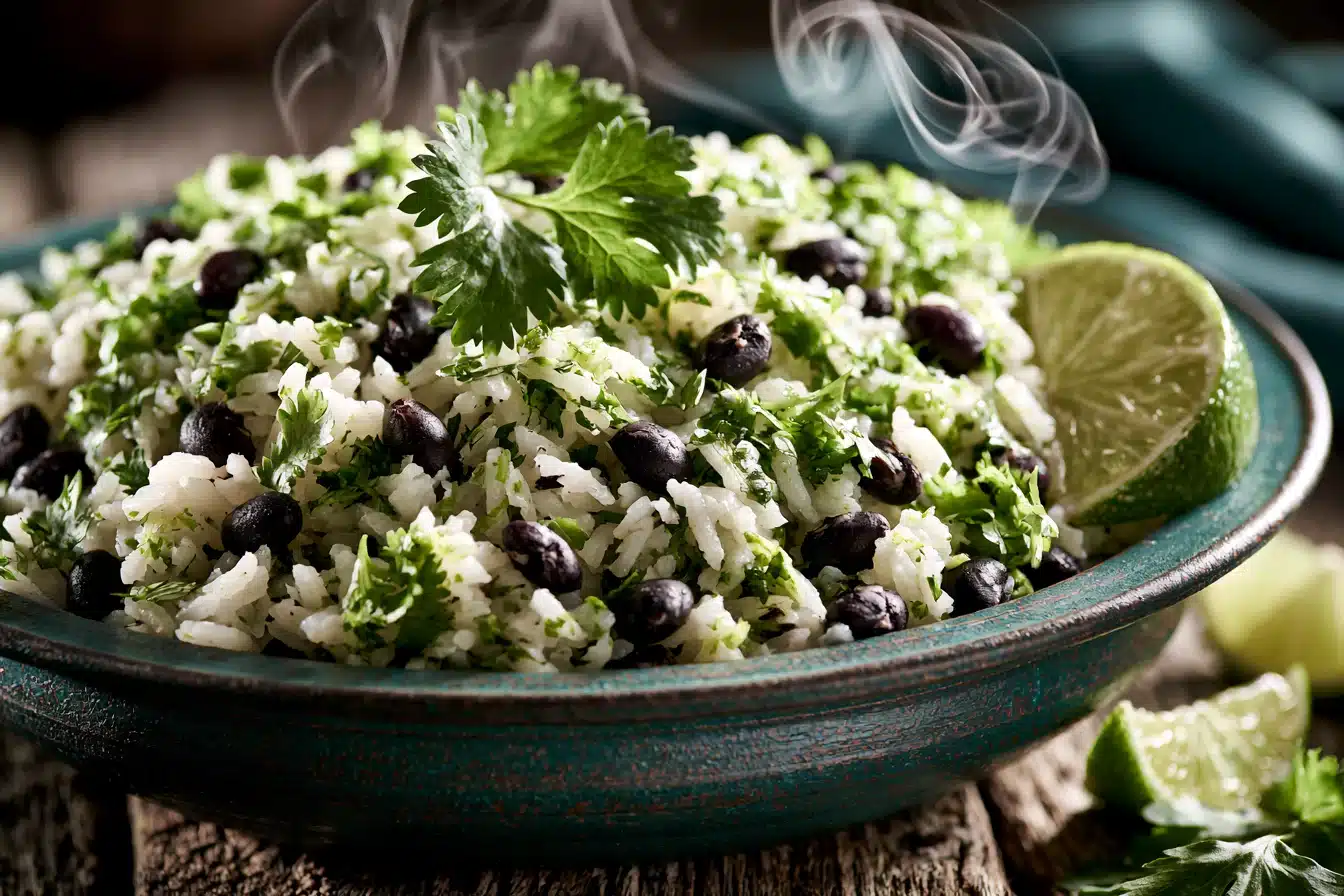 Zesty Cilantro Lime Rice with Black Beans 2 Zesty Cilantro Lime Rice with Black Beans