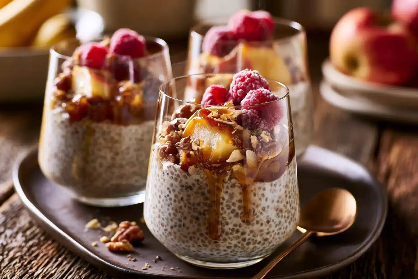 Coconut Chia Seed Pudding Parfaits 3 Coconut Chia Seed Pudding Parfaits