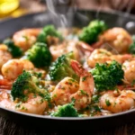 Garlic Butter Shrimp and Broccoli 3 garlic butter shrimp and broccoli