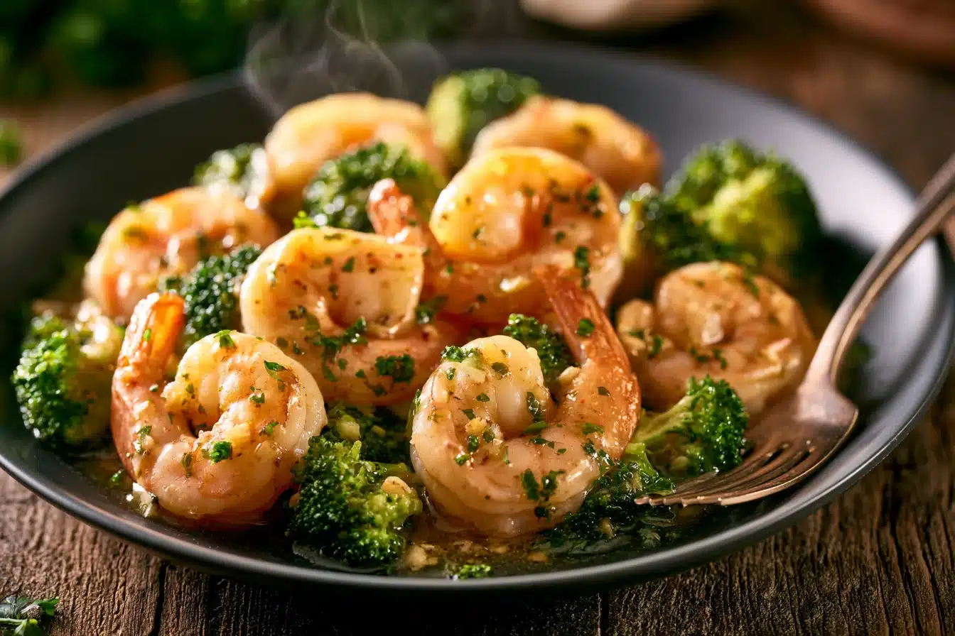 Garlic Butter Shrimp and Broccoli 3 Garlic Butter Shrimp and Broccoli