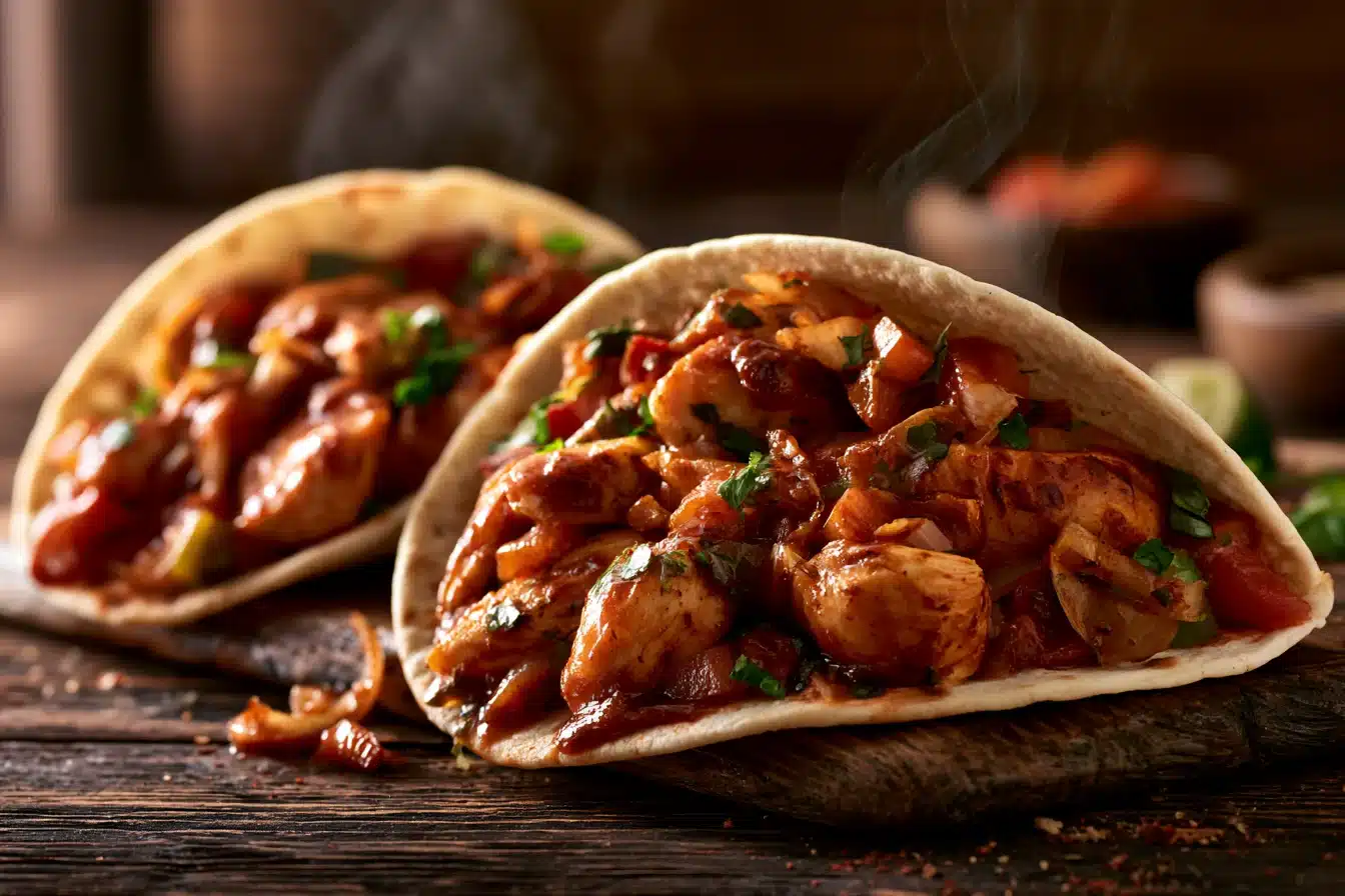 Spicy Chipotle Chicken Tacos 2 Spicy Chipotle Chicken Tacos